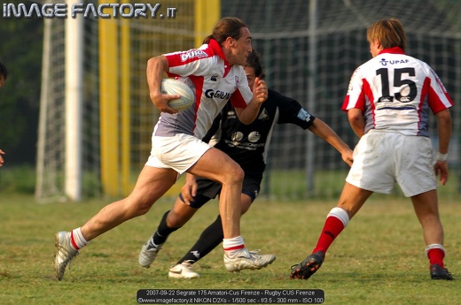 2007-09-22 Segrate 175 Amatori-Cus Firenze - Rugby CUS Firenze